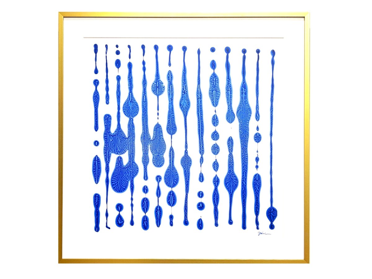 “Decalcomania 165″, 17×17”, acrylic on polyester film