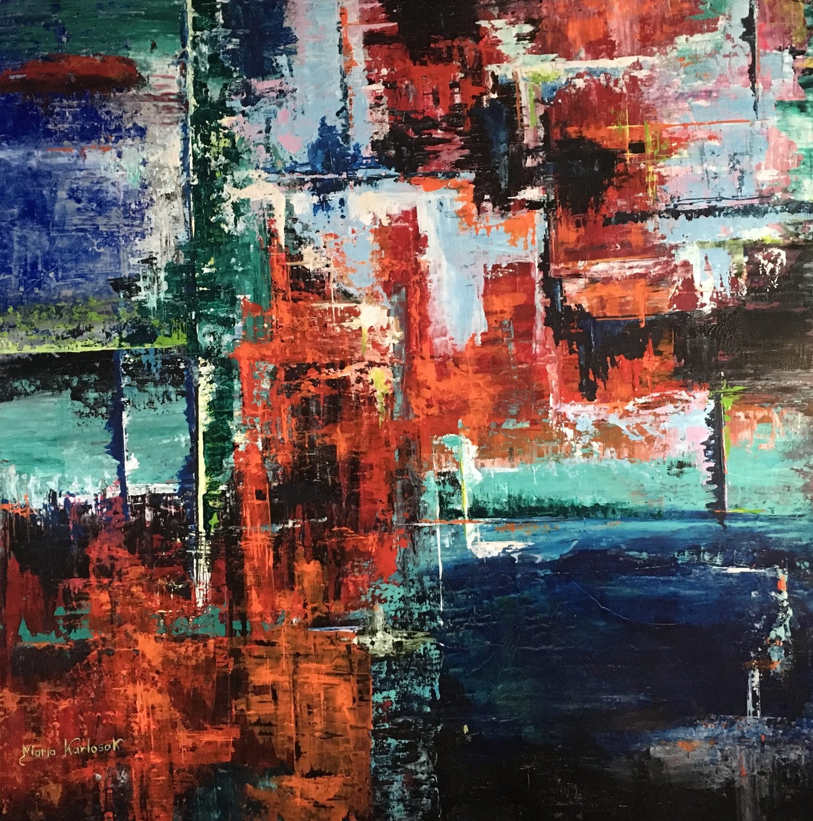 Glowing summer light