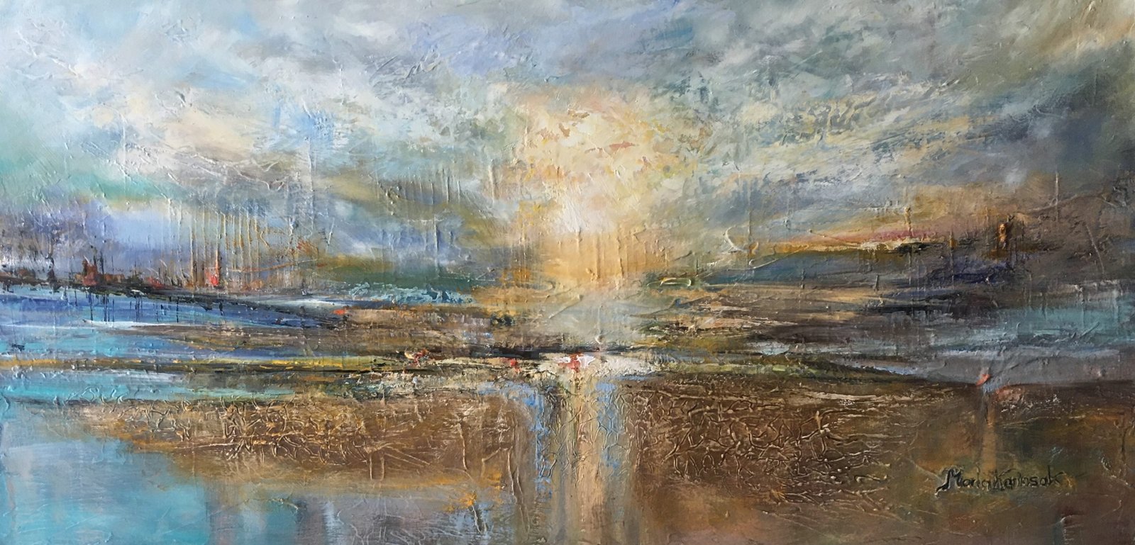 The light from the sky