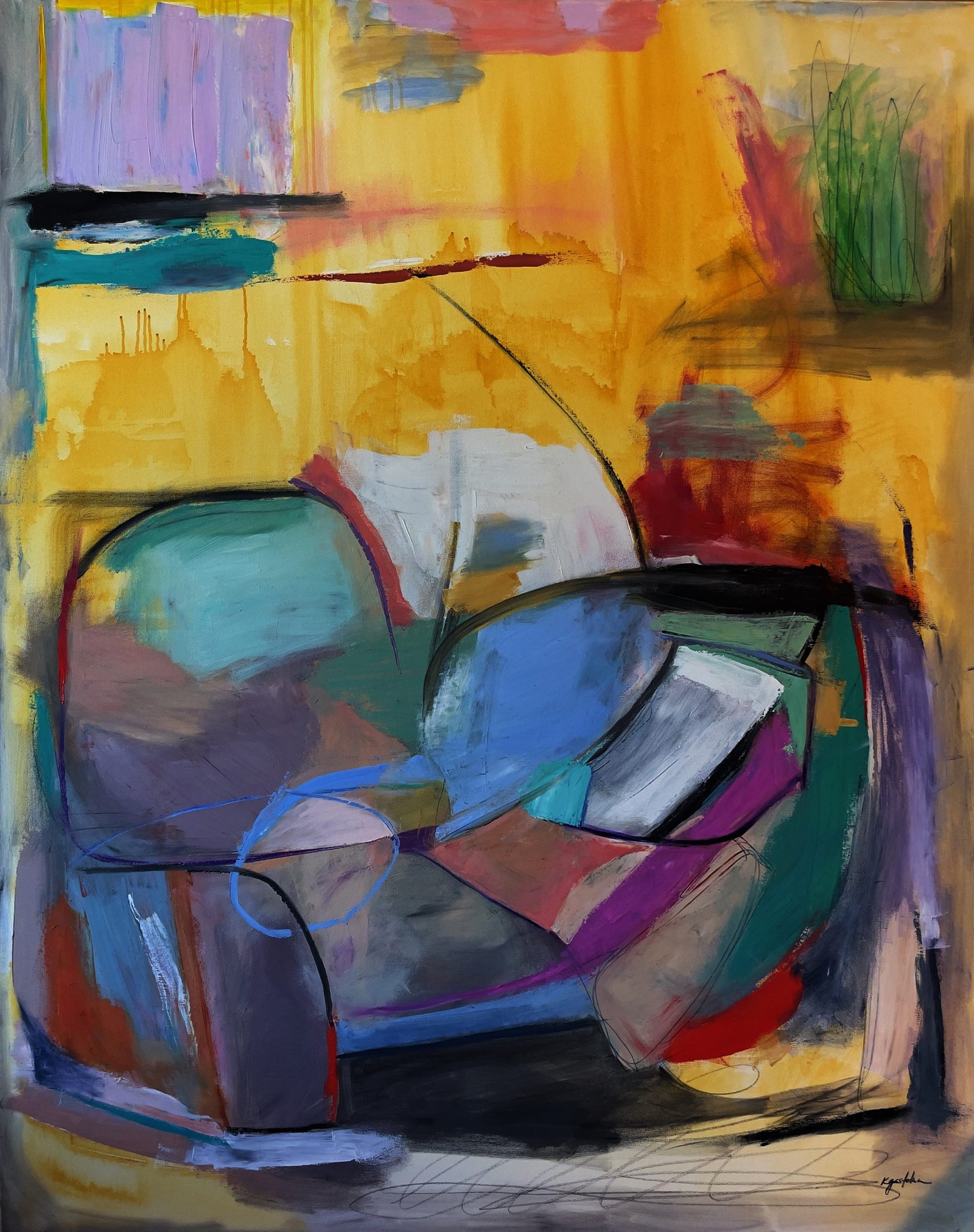 Beanie Deer & the Armchair