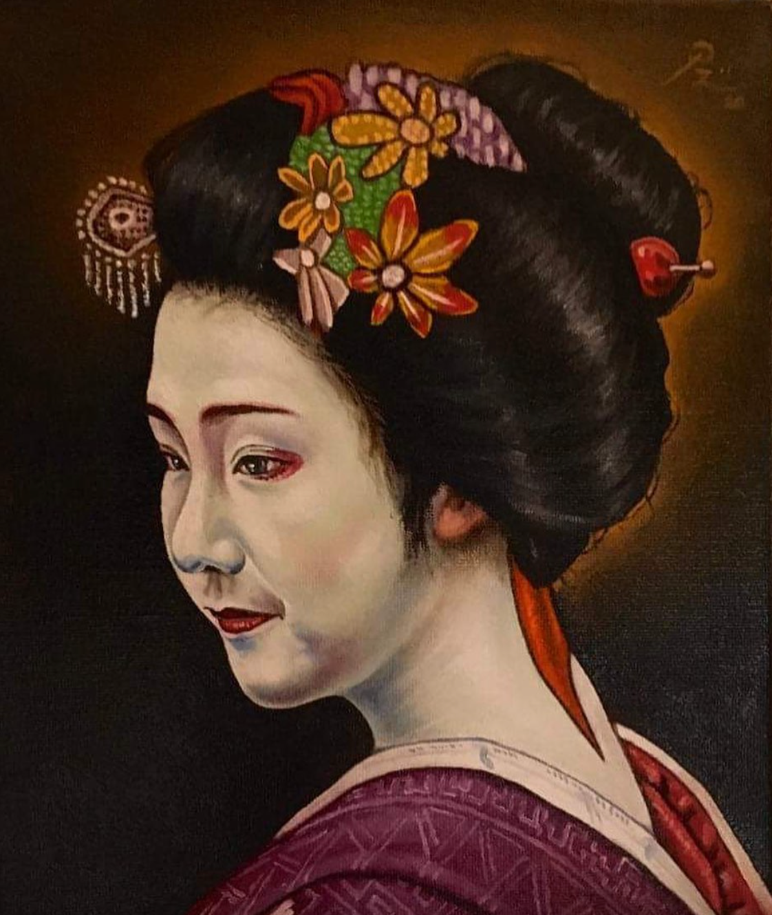 Study of a Geisha. 2020