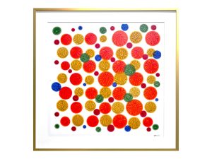 “Decalcomania 77″, 17×17”, acrylic on polyester film