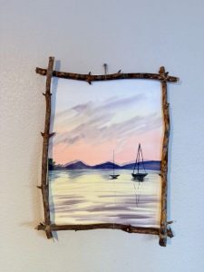Sailboats at Sunset