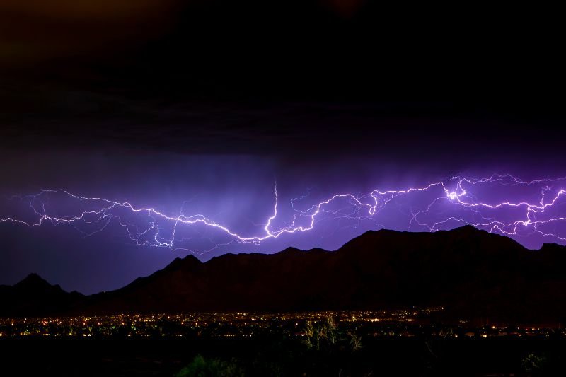 Lightning Over the Mcdowells