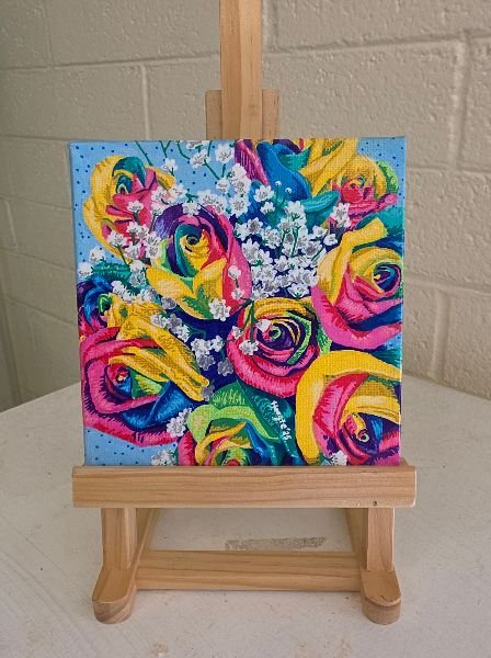 Rainbow Roses