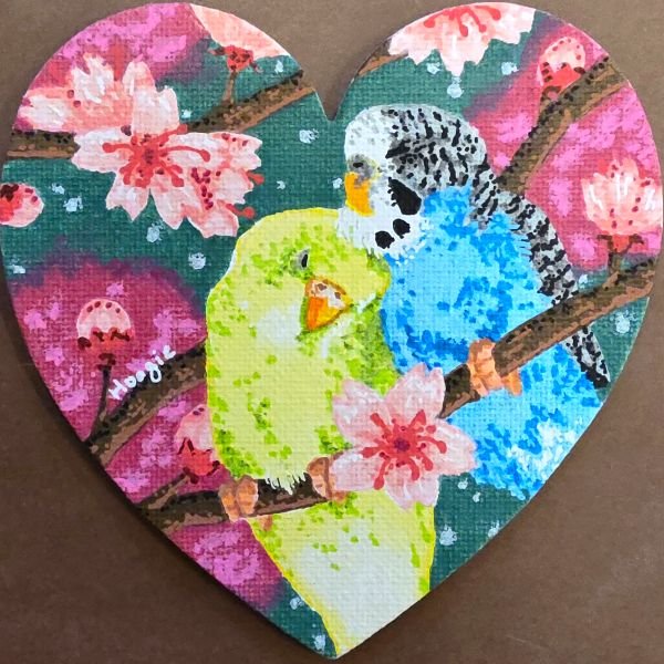 Lovely Budgies Magnet