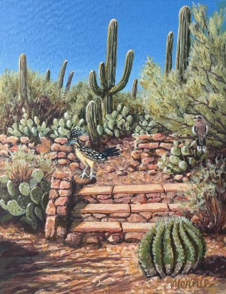 Roadrunner in the Ruins